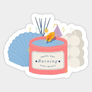 Witty Candle Sticker